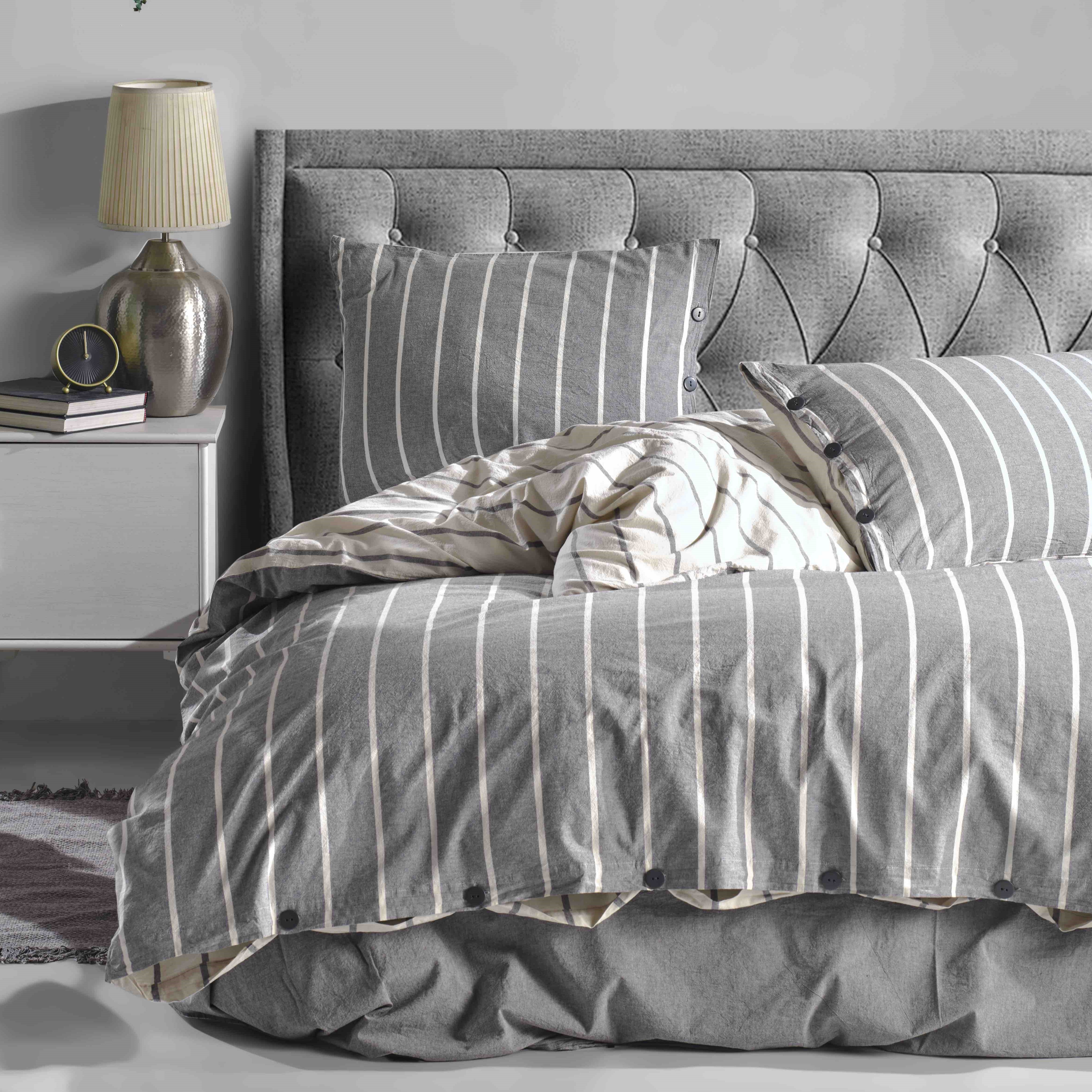 Lilense 100% Cotton Duvet Cover Set Reversible - Lilense