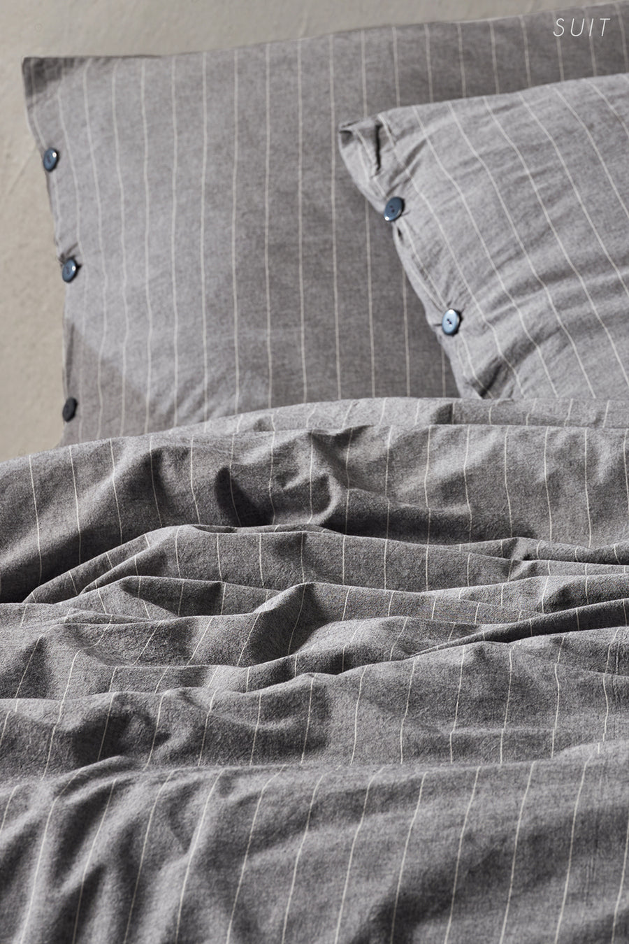 Lilense Ashen %100 Cotton Duvet Cover Set Suit